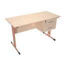 Lehrerschreibtisch IN-R - apricot - Ahorn Jylland