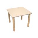 Flexi Quadratischer Tisch 60 x 60 cm, hvstb. 58-76 cm - Ahorn Royal