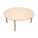 Flexi Runder Tisch, hvstb. 58-76 cm - Ahorn Royal