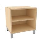 Echtholz Regal S, B 47 cm, auf Beinen