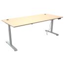 Elektrisch hvstb. Tisch Hugo, 180 x 80 cm, TH 70-117 cm