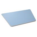 Flexi Tischplatte trapezförmig, 120 x 80 x 80 x 80 cm - HPL hellblau