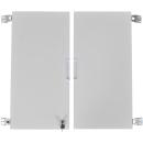 Quadro - Türenpaar mittelgross, abschliessbar, für Schrank 092187 - grau