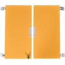 Quadro - Türenpaar mittelgross, abschliessbar, für Schrank 092187 - orange