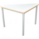 MILA Tisch 5 HPL, dreieckig, Seite 90 cm, Tischhöhe 71 cm - HPL weiss