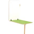 Flexi Wandklapptisch 5-6, mögliche Tischhöhen 70 und 76 cm, grün