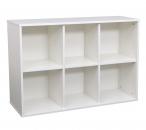 Quadro - Aufsatzregal M, mit 2 Trennwänden, B 116, weiss