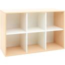 Quadro - Aufsatzregal M, mit 2 Trennwänden, B 116