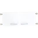 Grande - Türen für Aufsatzschrank S, 180°, weiss