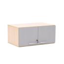 Grande - Türen für Aufsatzschrank S, 180°, abschliessbar, grau