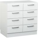 Grande Schrank M, T 38, mit 8 Schubladen - weiss