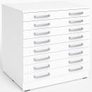 Grande - Schrank M mit tiefen Schubladen, T 60 - weiss