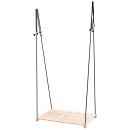 Good Wood Plattformschaukel mit Mustern, natur