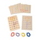 Good Wood Geoboard Montessori, natur