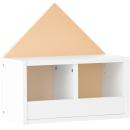 Garderobenregal Häuschen 2, Fachbreite: 21 cm, weiss, beige