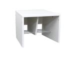Bank zum Garderobenregal Häuschen 2, Breite: 65,5 cm, Sitzhöhe: 34,5 cm, weiss