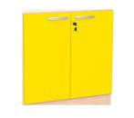 Grande - Türen für Schrank M, 90°, abschliessbar, gelb