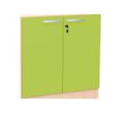 Grande - Türen für Schrank M, 90°, abschliessbar, grün