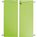 Grande - Türen für Schrank L, 90°, abschliessbar, grün