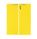Grande - Türen für Schrank L, 180°, abschliessbar, gelb
