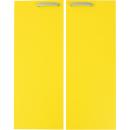 Grande - Türen für Schrank L, 180°, gelb