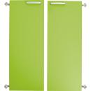 Grande - Türen für Schrank L, 180°, grün