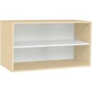 Quadro - Aufsatzregal S+, T 48, B 104, Ahorn