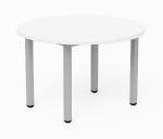 Grande Konferenztisch, rund, TH 50 cm - weiss
