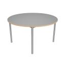MILA Tisch 6, rund, TH 75 cm - grau