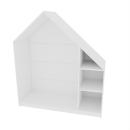 Quadro - Häuschen mit 2 Einlegeböden, weiss - weiss