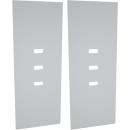 Regenbogen Garderobentür - grau, 2 Stk.