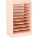 Bildablageschrank Klassik, Birke