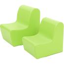 Sitz, Sitzhöhe: 20 cm, grün