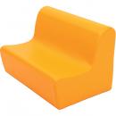 Sitzbank, Sitzhöhe: 20 cm, orange