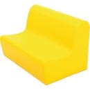 Sitzbank, Sitzhöhe: 20 cm, gelb