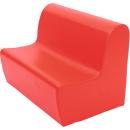 Sitzbank, Sitzhöhe: 26 cm, rot