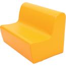 Sitzbank, Sitzhöhe: 26 cm, orange