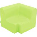 Ecksitz, Sitzhöhe: 20 cm, grün
