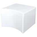 Sitz konkav, weiss - Sitzhöhe 45,5 cm