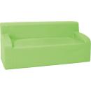 Sofa mit Armlehnen, grün