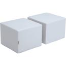 Sitze für Grande Bücherkiste mit Gestell, grau