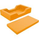 Schaumstoffbett mit Einstieg, orange