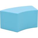 Achtelkreis-Sitz Paolo, kurz, meerblau