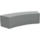 Achtelkreis-Sitz Paolo, lang, grau