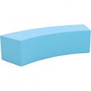 Achtelkreis-Sitz Paolo, lang, meerblau