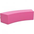 Achtelkreis-Sitz Paolo, lang, pink