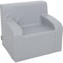 Sessel mit Armlehnen, grau