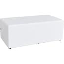 Sitz Doppelwürfel, weiss - Sitzhöhe 45,5 cm