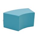 Achtelkreis-Sitz Paolo, kurz, meergrün