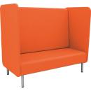Inflamea 2, 3-Sitzer mit Hochlehne - orange